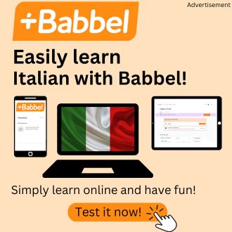 Easily learn Italian with Babbel Banner