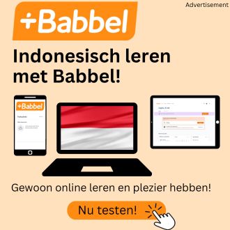 Indonesisch leren met Babbel - Gewoon online leren en plezier hebben