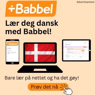 Laer deg dansk med babbel - bare laer pa nettet og ha det goy