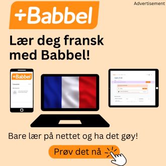 Laer deg fransk med babbel - bare laer pa nettet og ha det goy