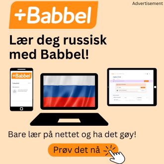 Laer deg russisk med babbel - bare laer pa nettet og ha det goy