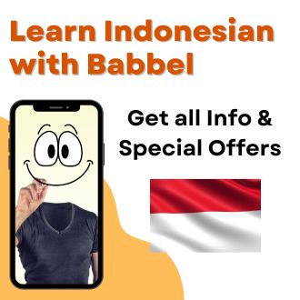 Learn Indonesian with Babbel - Info and special offers