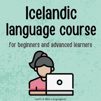 Icelandic language course - for beginners and advanced learners