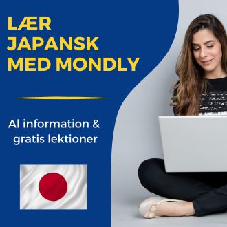 Laer japansk med Mondly - Al information og gratis lektioner