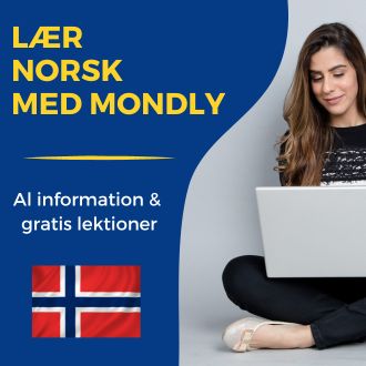 Laer norsk med Mondly - Al information og gratis lektioner