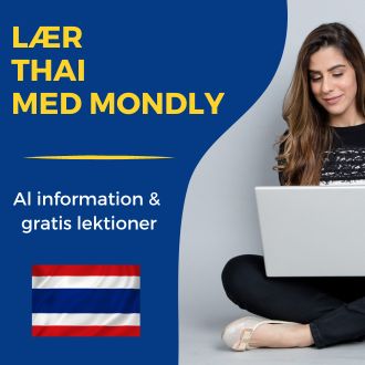 Laer thai med Mondly - Al information og gratis lektioner