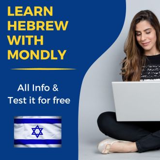 Learn Hebrew with Mondly - All info - Test it for free