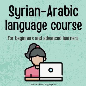 Syrian-Arabic language course - for beginners and advanced learners