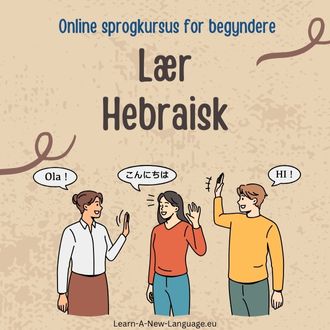 Laer Hebraisk Online sprogkursus for begyndere
