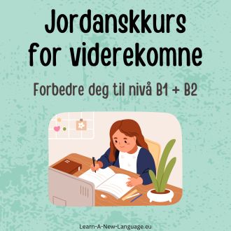 Jordanskkurs for viderekomne - Språkkurs til nivå B1 og B2