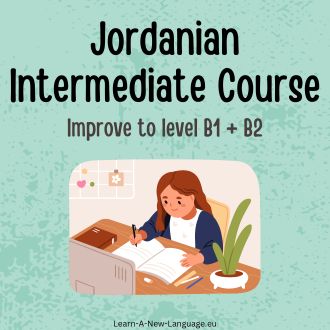 Jordanian-Arabic Intermediate Language Course - Improve to level B1 B2