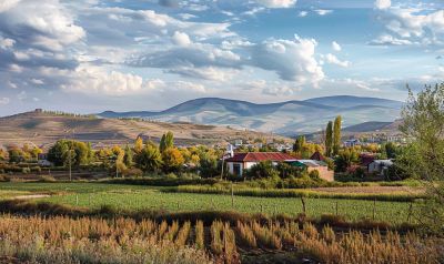 Armensk - Bilde av et typisk landskap i Armenia