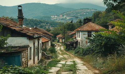 Bosnisk - Bilde av et typisk landskap i Bosnia