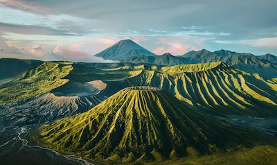 Indonesisk - en typisk landskapet i indonesia