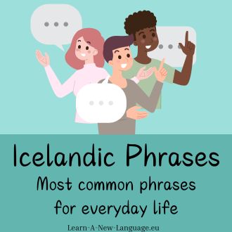 Icelandic phrases - Most common phrases for everyday life