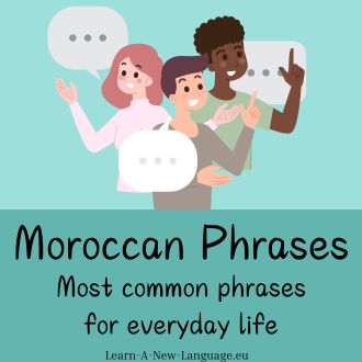 Moroccan phrases - Most common phrases for everyday life