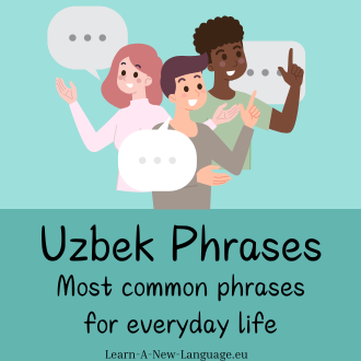 Uzbek phrases - Most common phrases for everyday life