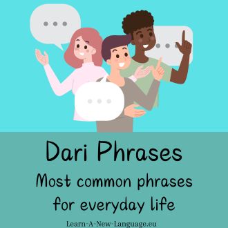 Dari phrases - Most common phrases for everyday life