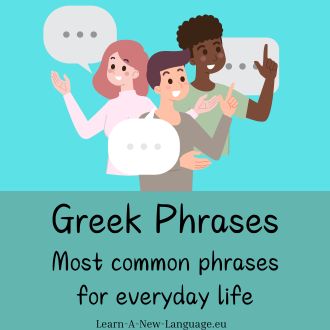 Greek phrases - Most common phrases for everyday life