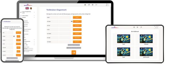 example English Online course 1