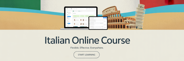 Italian Online Course - Learn flexible effective and everywhere