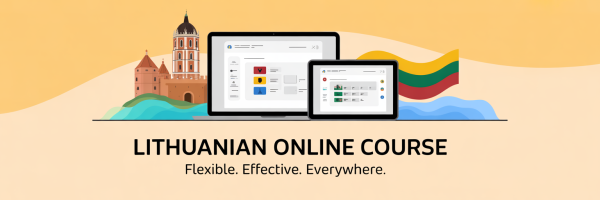 Lithuanian Online Course - Learn flexible effective and everywhere