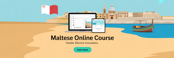 Maltese Online Course - Learn flexible effective and everywhere