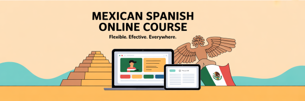 Mexican-Spanish Online Course - Learn flexible effective and everywhere