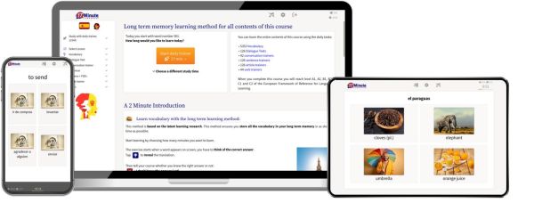 example Spanish Online course 1