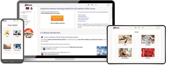 example Swahili Online course 1