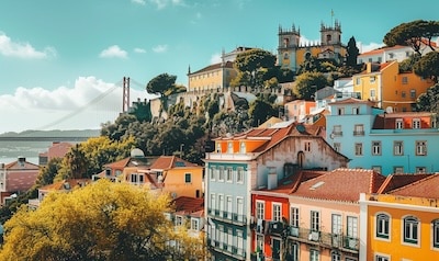 Portugisisk laere Lisboa utsikt