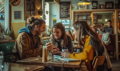 Ukrainsk laere gjennom samtale i Norge