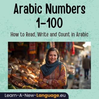 Arabic Numbers 1–100 - How to Read Write and Count in Arabic