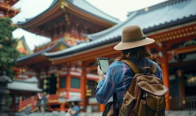 Japanese travel phrases tourist temple Japan