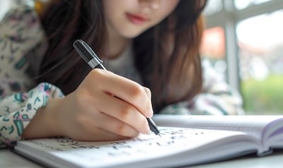 koreanske fraser takk skrive hangul notatbok