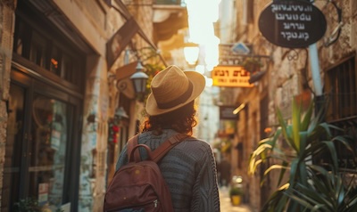 hebrew signs israel travel everyday life